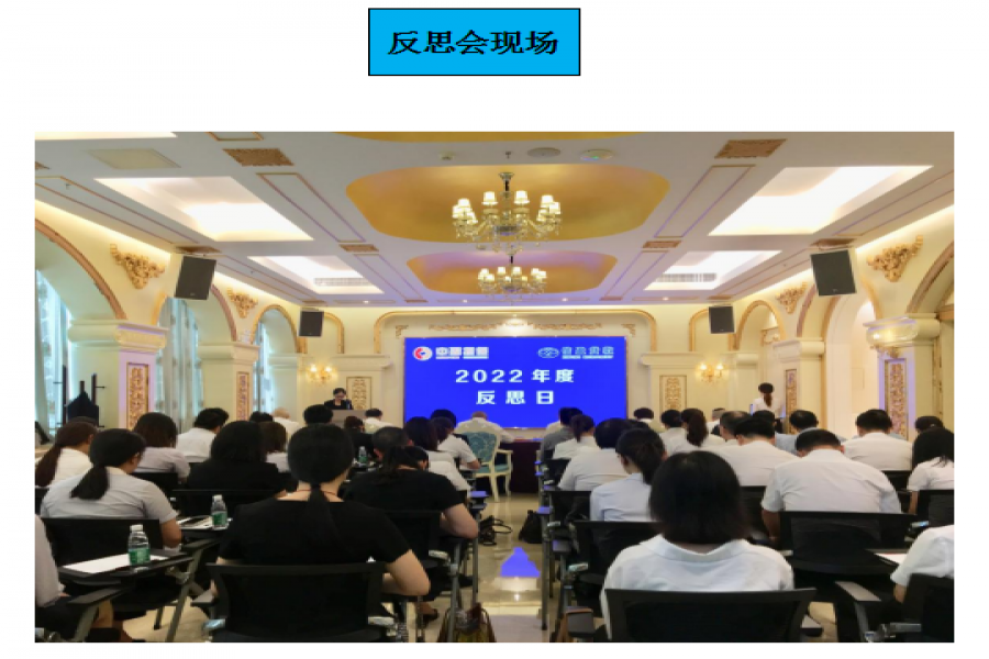 信盈貸款公司、中盈擔(dān)保公司 2022年度“反思日”